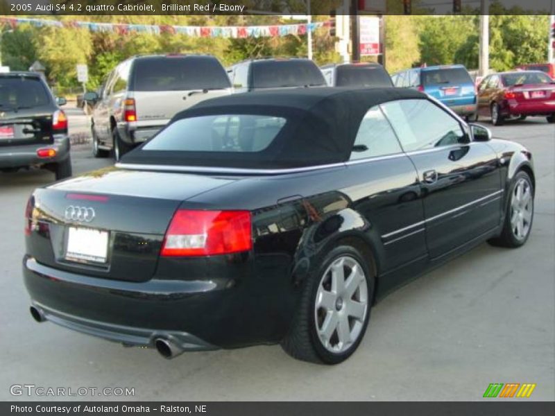 Brilliant Red / Ebony 2005 Audi S4 4.2 quattro Cabriolet
