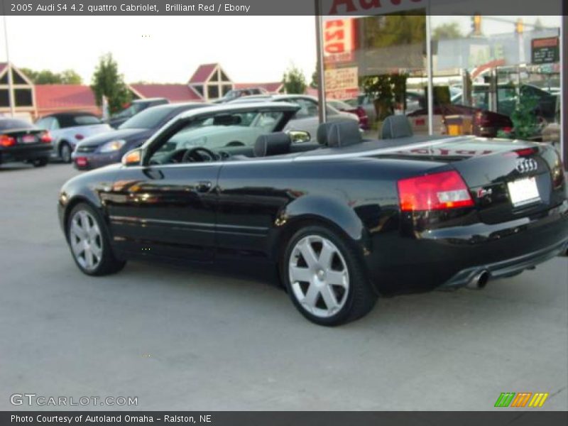 Brilliant Red / Ebony 2005 Audi S4 4.2 quattro Cabriolet