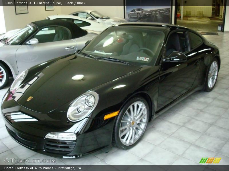 Black / Black 2009 Porsche 911 Carrera Coupe