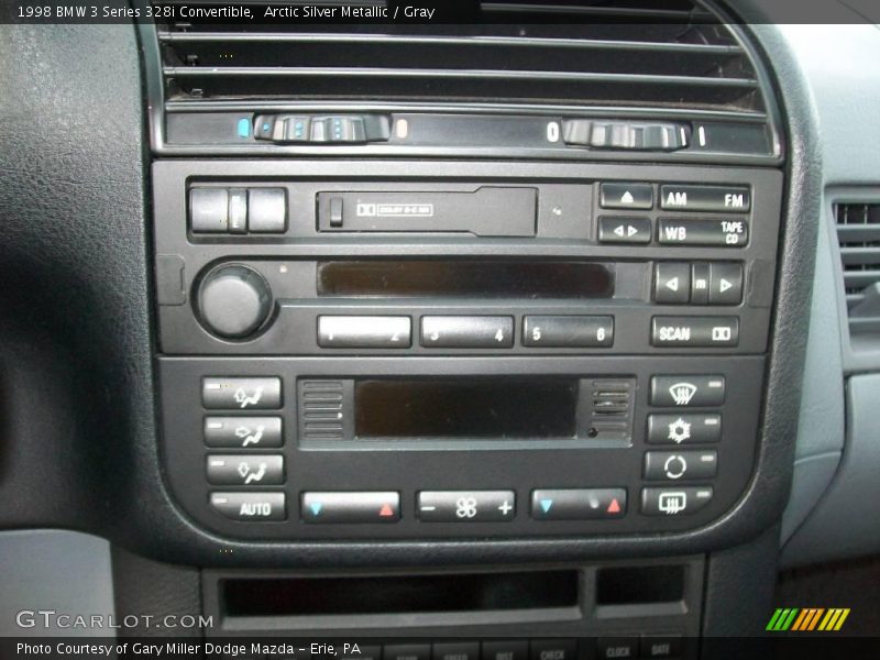 Arctic Silver Metallic / Gray 1998 BMW 3 Series 328i Convertible