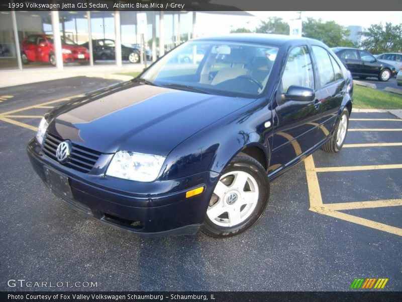 Atlantic Blue Mica / Grey 1999 Volkswagen Jetta GLS Sedan
