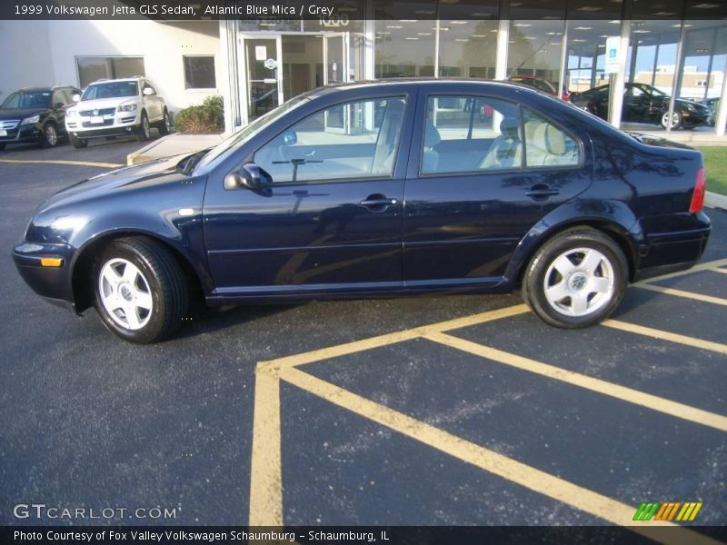 Atlantic Blue Mica / Grey 1999 Volkswagen Jetta GLS Sedan