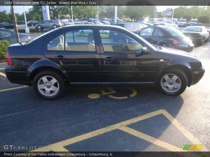 Atlantic Blue Mica / Grey 1999 Volkswagen Jetta GLS Sedan