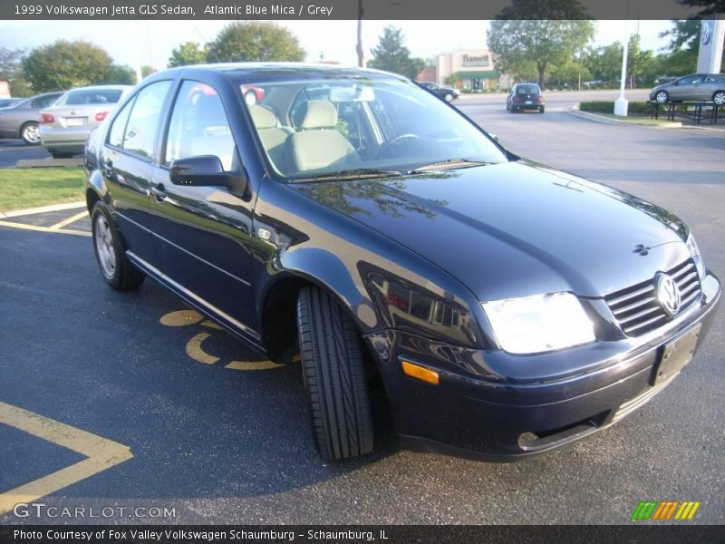 Atlantic Blue Mica / Grey 1999 Volkswagen Jetta GLS Sedan