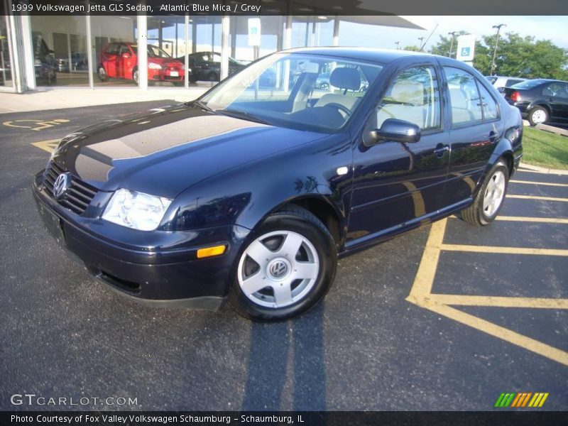 Atlantic Blue Mica / Grey 1999 Volkswagen Jetta GLS Sedan