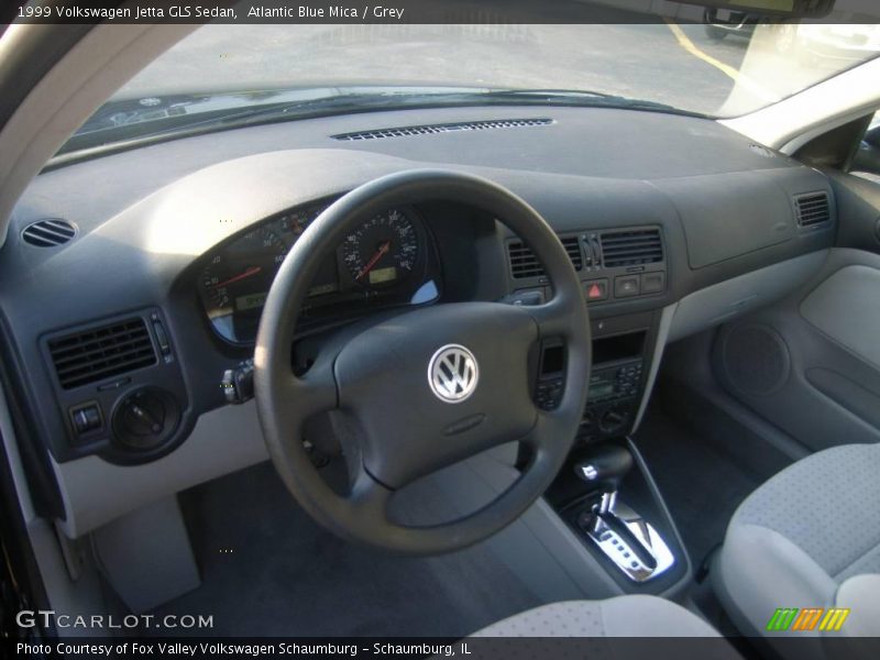 Atlantic Blue Mica / Grey 1999 Volkswagen Jetta GLS Sedan