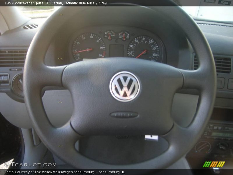 Atlantic Blue Mica / Grey 1999 Volkswagen Jetta GLS Sedan