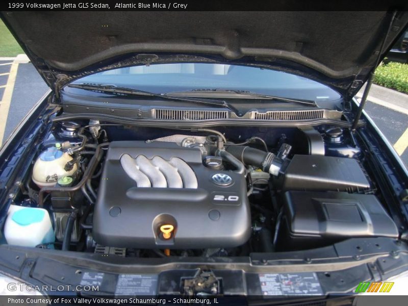 Atlantic Blue Mica / Grey 1999 Volkswagen Jetta GLS Sedan
