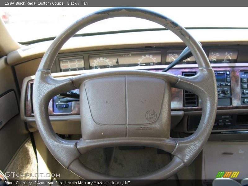 Black / Tan 1994 Buick Regal Custom Coupe