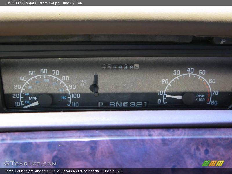 Black / Tan 1994 Buick Regal Custom Coupe