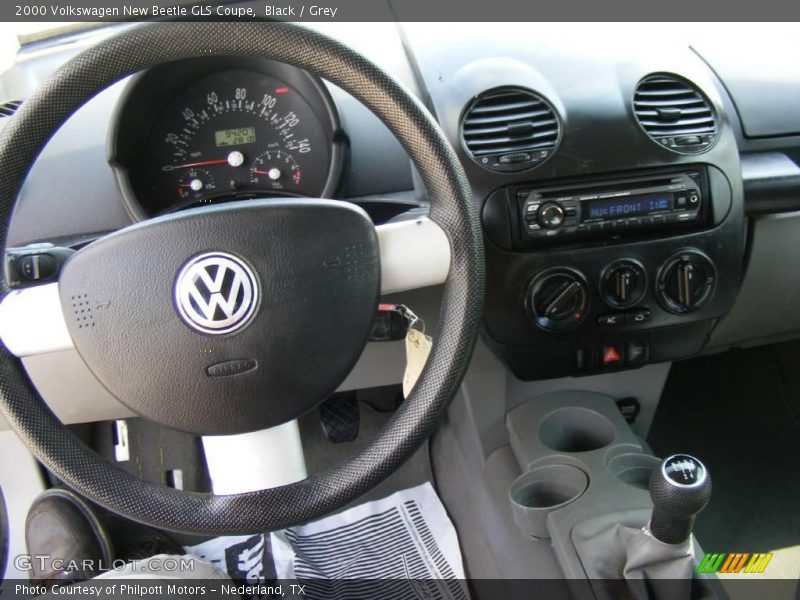 Black / Grey 2000 Volkswagen New Beetle GLS Coupe