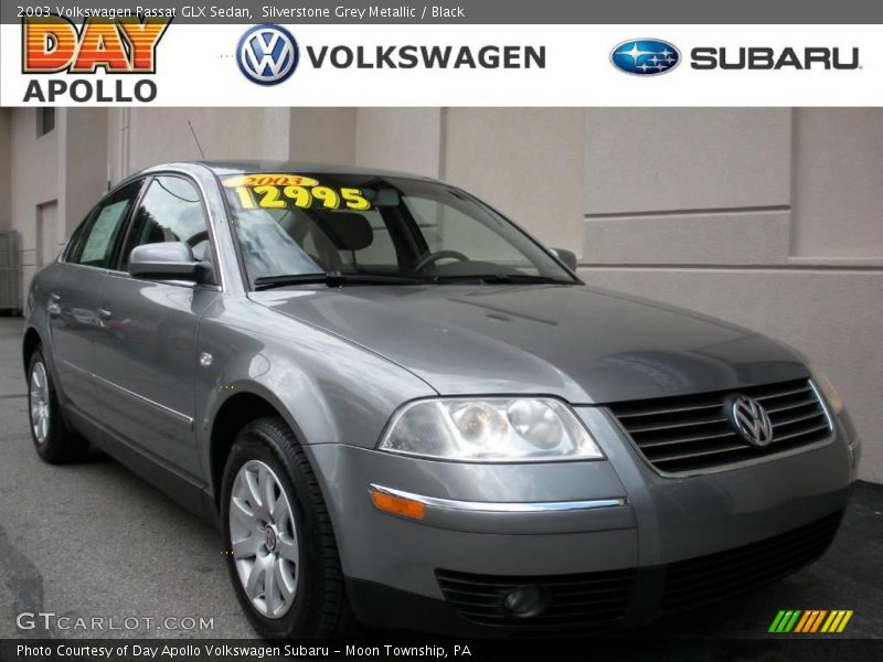 Silverstone Grey Metallic / Black 2003 Volkswagen Passat GLX Sedan
