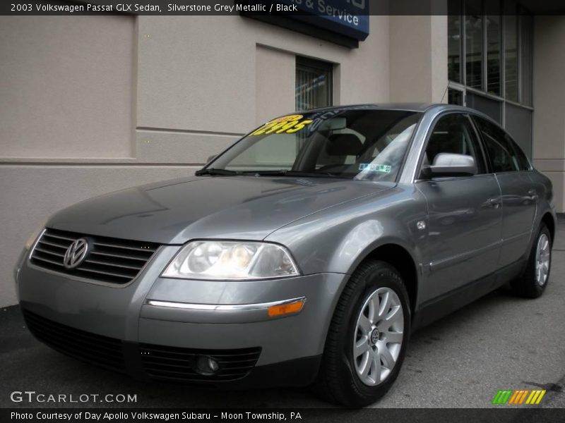 Silverstone Grey Metallic / Black 2003 Volkswagen Passat GLX Sedan