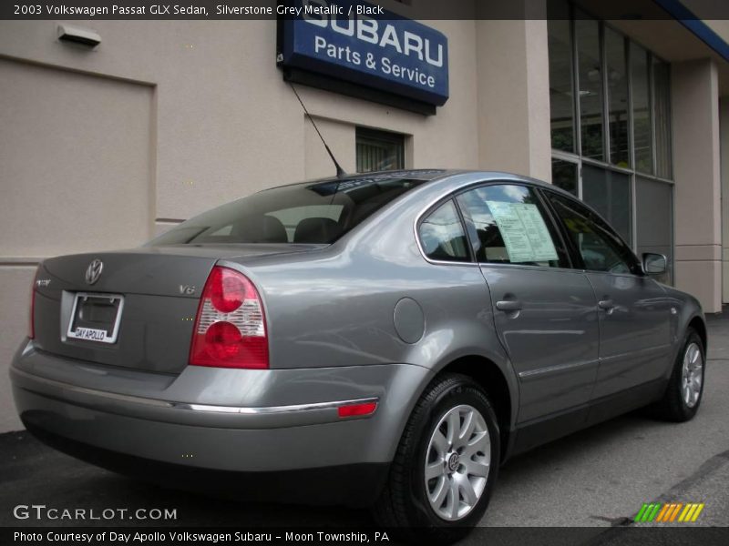 Silverstone Grey Metallic / Black 2003 Volkswagen Passat GLX Sedan