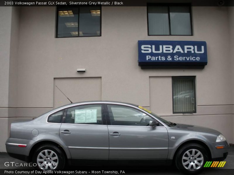 Silverstone Grey Metallic / Black 2003 Volkswagen Passat GLX Sedan