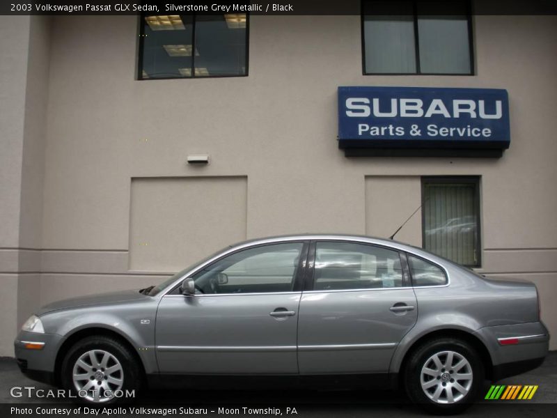 Silverstone Grey Metallic / Black 2003 Volkswagen Passat GLX Sedan