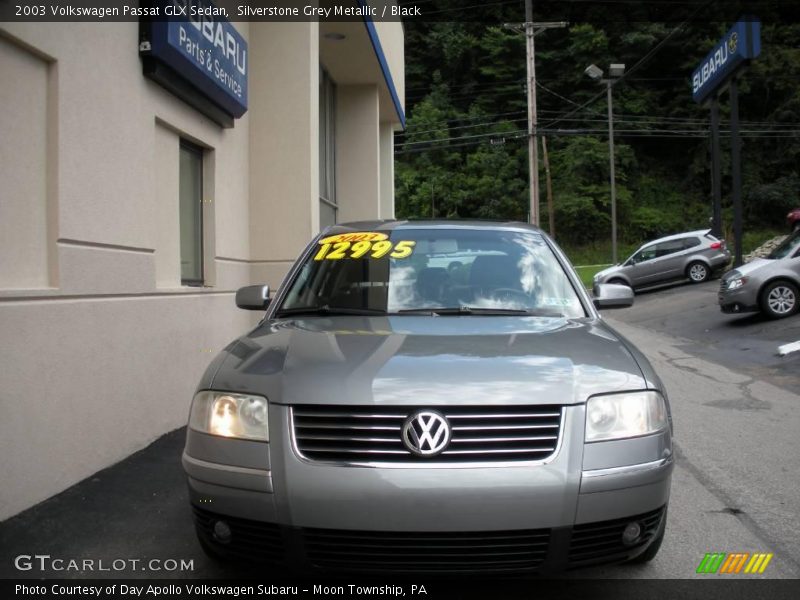 Silverstone Grey Metallic / Black 2003 Volkswagen Passat GLX Sedan
