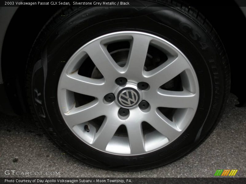 Silverstone Grey Metallic / Black 2003 Volkswagen Passat GLX Sedan