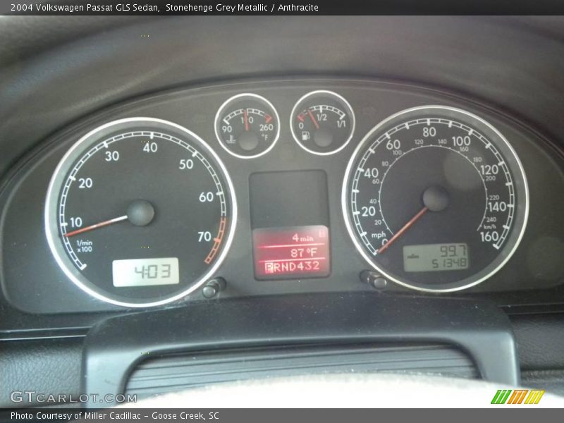 Stonehenge Grey Metallic / Anthracite 2004 Volkswagen Passat GLS Sedan