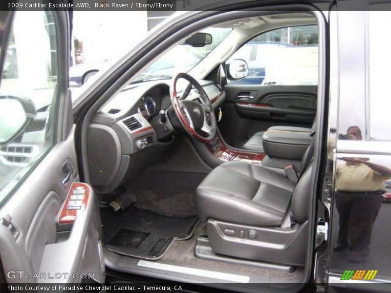 Black Raven / Ebony/Ebony 2009 Cadillac Escalade AWD