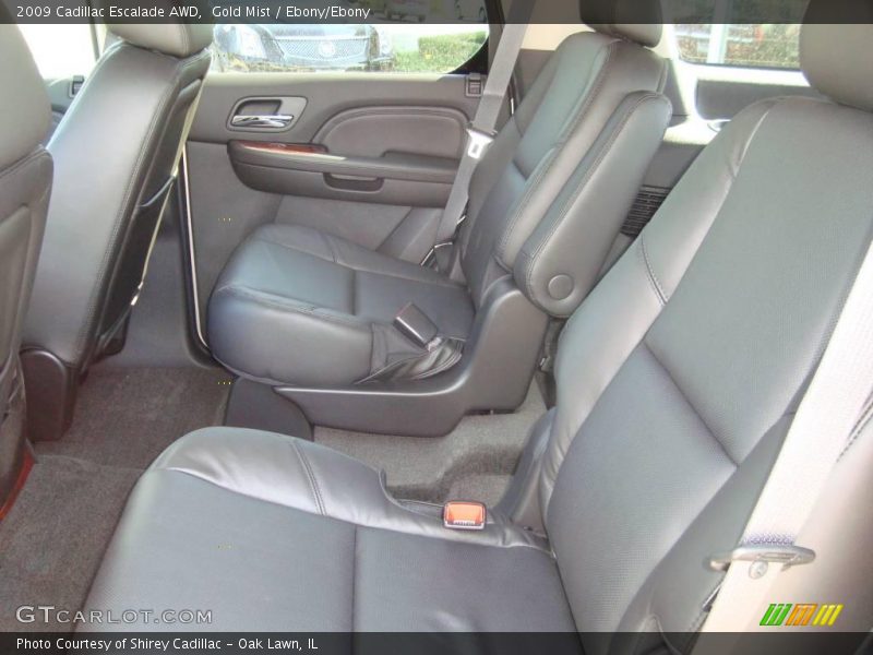 Gold Mist / Ebony/Ebony 2009 Cadillac Escalade AWD