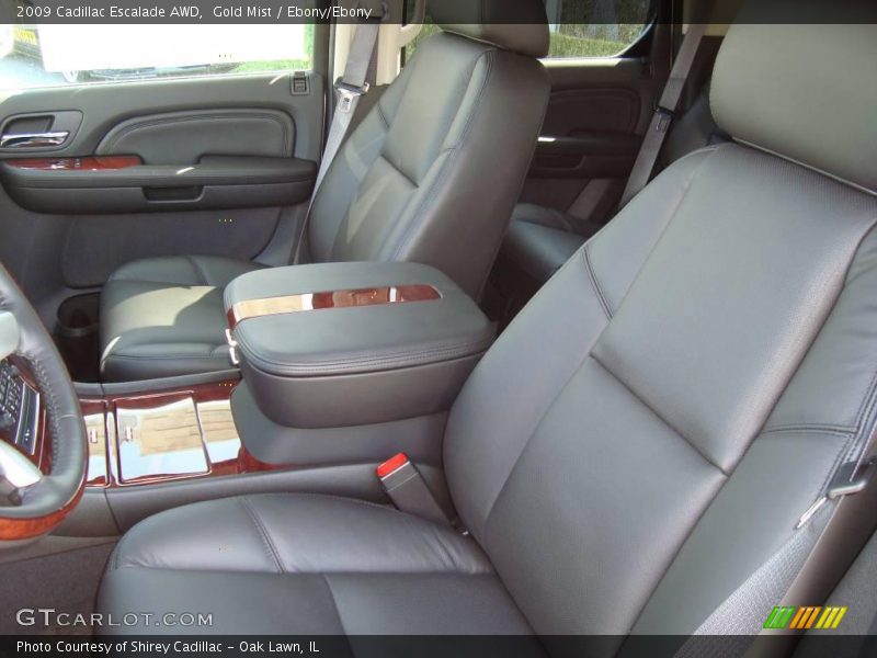 Gold Mist / Ebony/Ebony 2009 Cadillac Escalade AWD