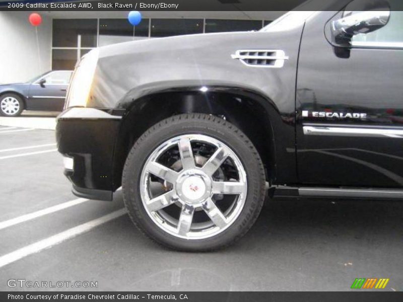 Black Raven / Ebony/Ebony 2009 Cadillac Escalade AWD