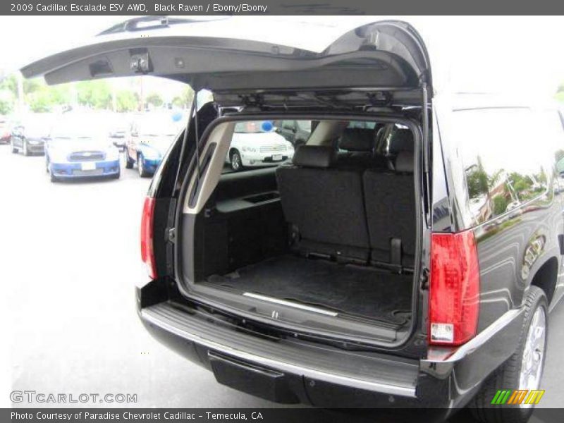 Black Raven / Ebony/Ebony 2009 Cadillac Escalade ESV AWD