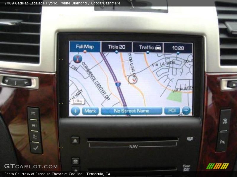 White Diamond / Cocoa/Cashmere 2009 Cadillac Escalade Hybrid