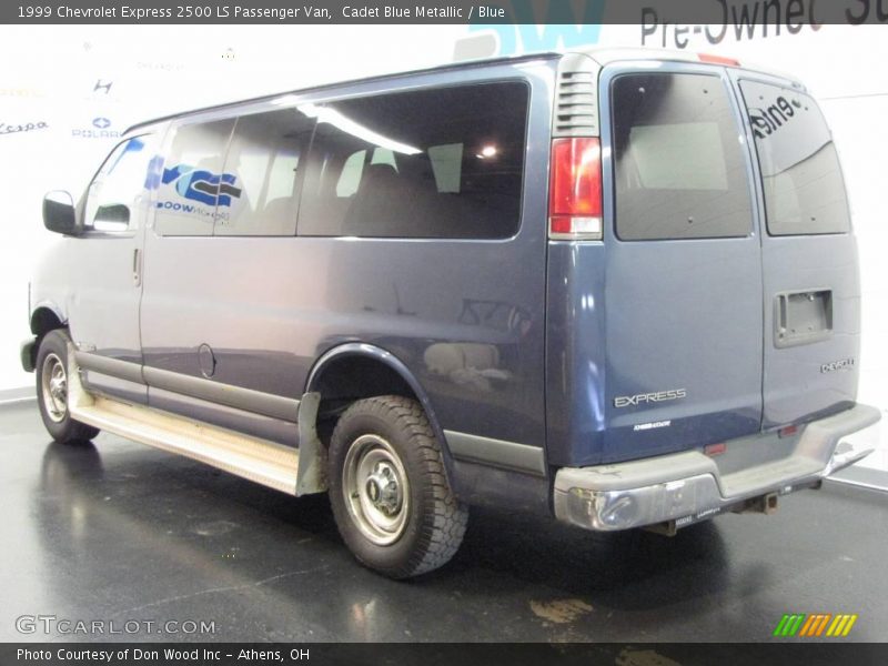 Cadet Blue Metallic / Blue 1999 Chevrolet Express 2500 LS Passenger Van