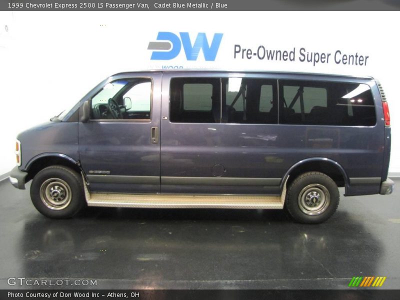 Cadet Blue Metallic / Blue 1999 Chevrolet Express 2500 LS Passenger Van