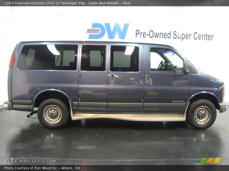 Cadet Blue Metallic / Blue 1999 Chevrolet Express 2500 LS Passenger Van