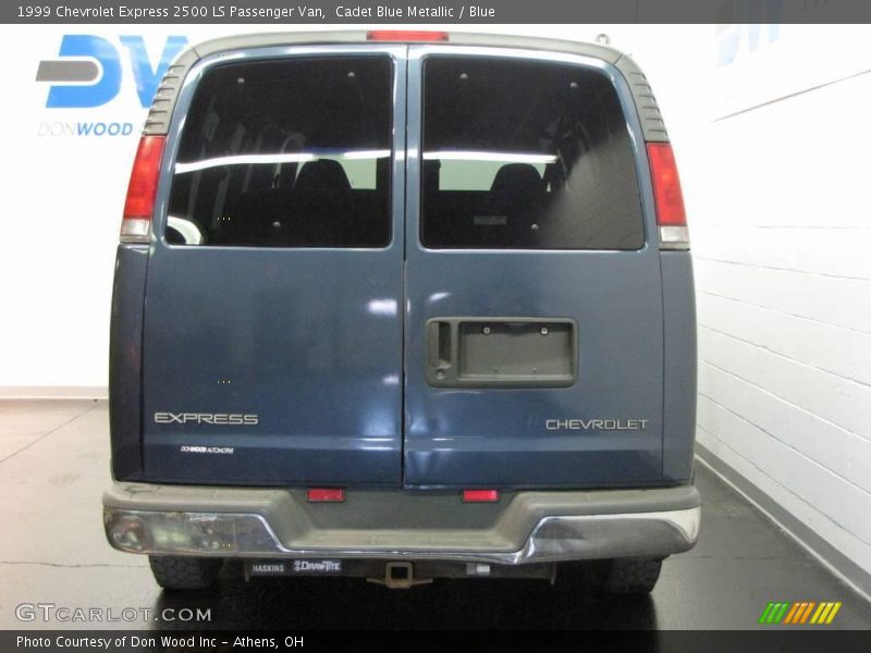 Cadet Blue Metallic / Blue 1999 Chevrolet Express 2500 LS Passenger Van