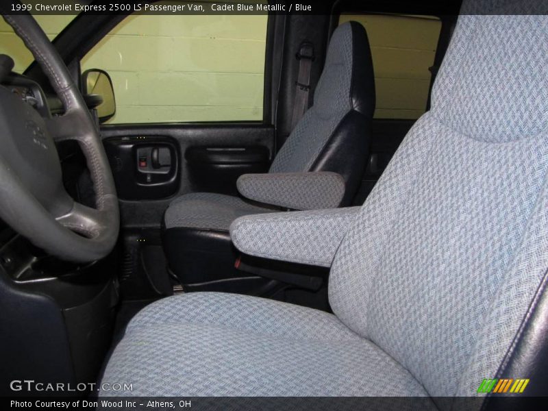 Cadet Blue Metallic / Blue 1999 Chevrolet Express 2500 LS Passenger Van