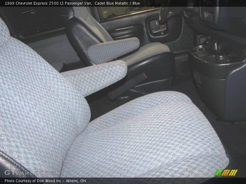 Cadet Blue Metallic / Blue 1999 Chevrolet Express 2500 LS Passenger Van