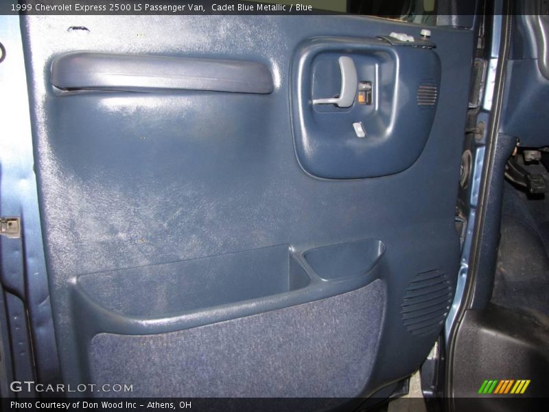 Cadet Blue Metallic / Blue 1999 Chevrolet Express 2500 LS Passenger Van