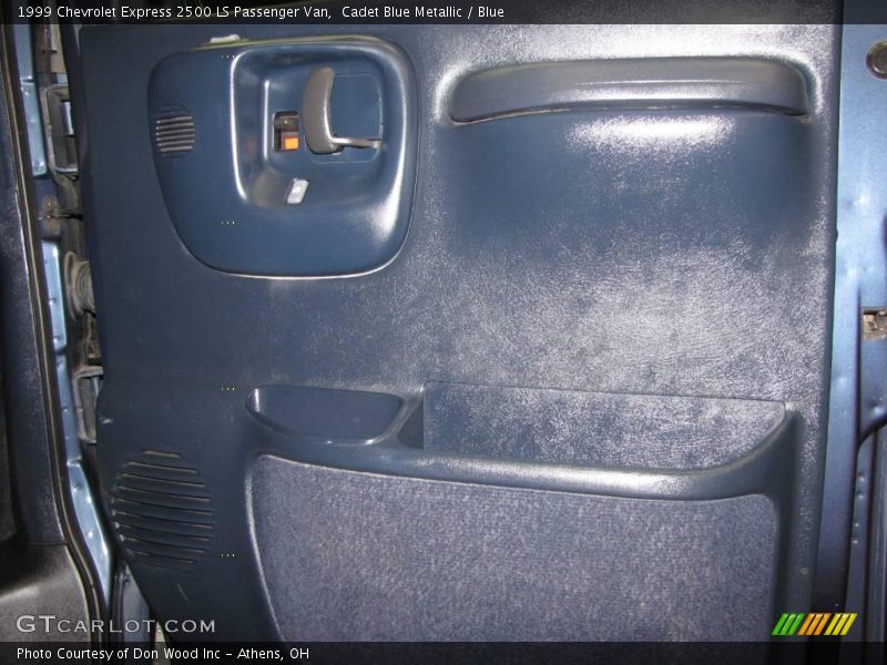 Cadet Blue Metallic / Blue 1999 Chevrolet Express 2500 LS Passenger Van