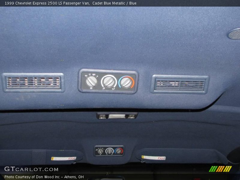 Cadet Blue Metallic / Blue 1999 Chevrolet Express 2500 LS Passenger Van