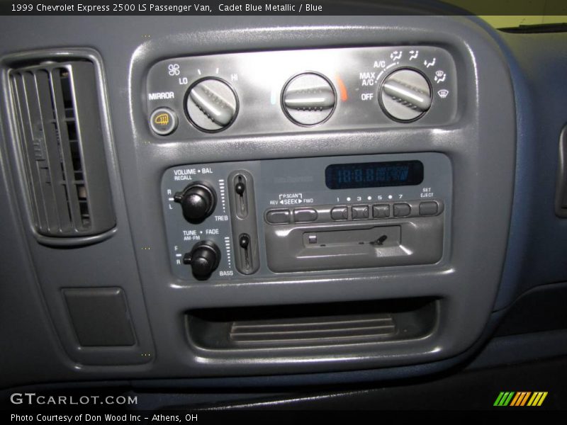Cadet Blue Metallic / Blue 1999 Chevrolet Express 2500 LS Passenger Van