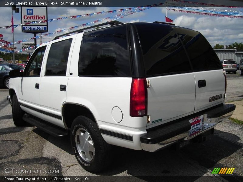 Summit White / Neutral 1999 Chevrolet Tahoe LT 4x4