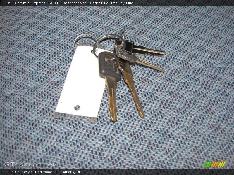 Cadet Blue Metallic / Blue 1999 Chevrolet Express 2500 LS Passenger Van