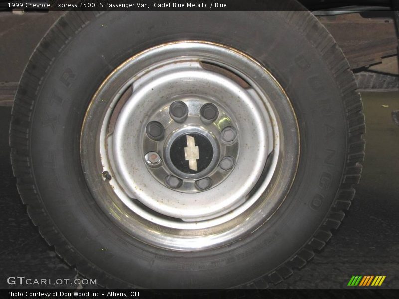 Cadet Blue Metallic / Blue 1999 Chevrolet Express 2500 LS Passenger Van
