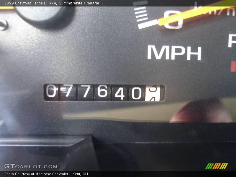 Summit White / Neutral 1999 Chevrolet Tahoe LT 4x4