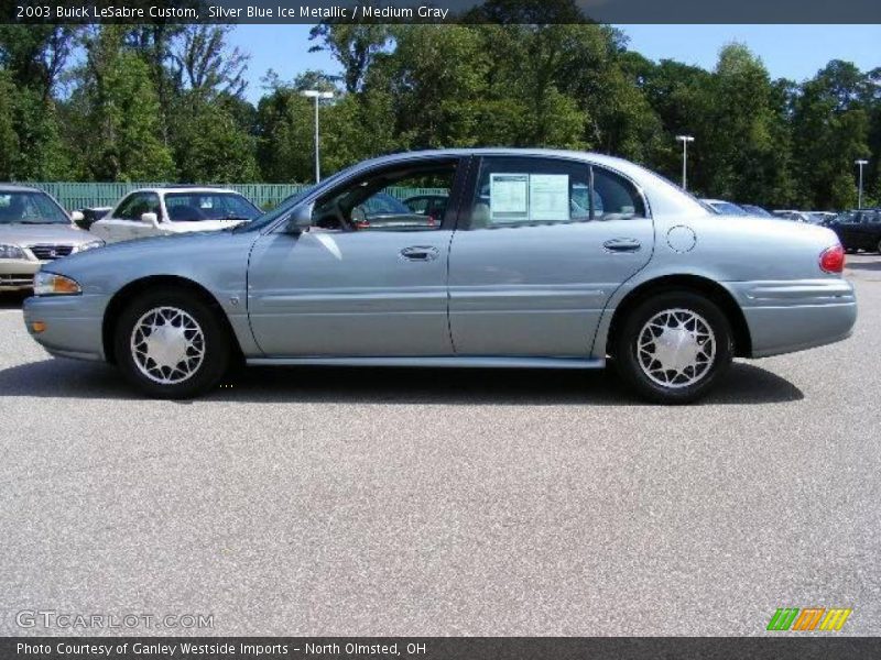 Silver Blue Ice Metallic / Medium Gray 2003 Buick LeSabre Custom