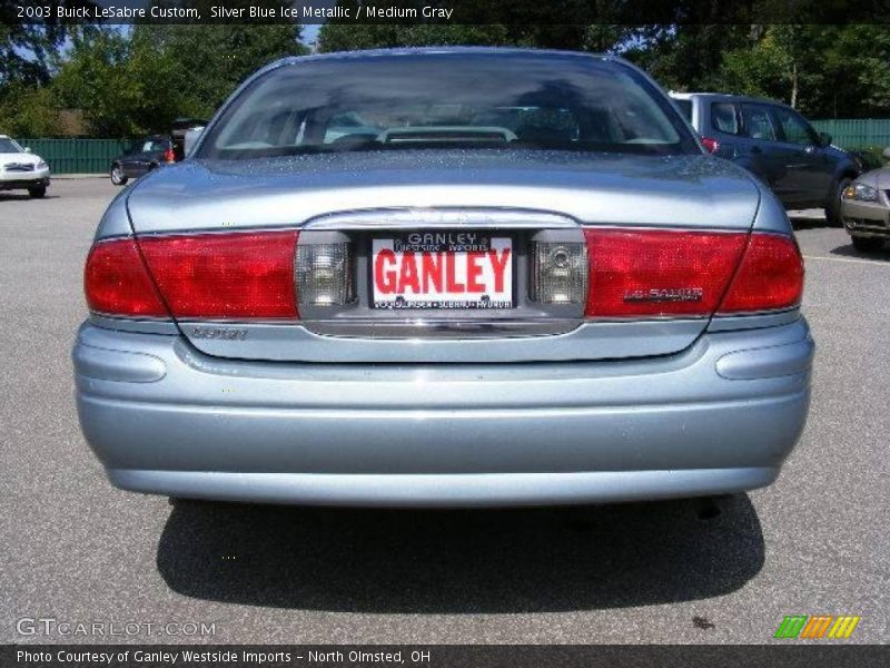 Silver Blue Ice Metallic / Medium Gray 2003 Buick LeSabre Custom