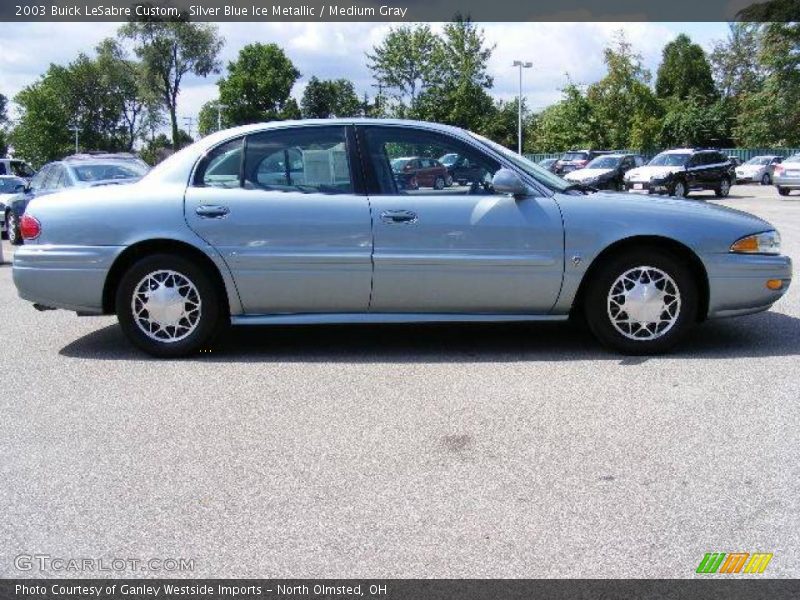 Silver Blue Ice Metallic / Medium Gray 2003 Buick LeSabre Custom
