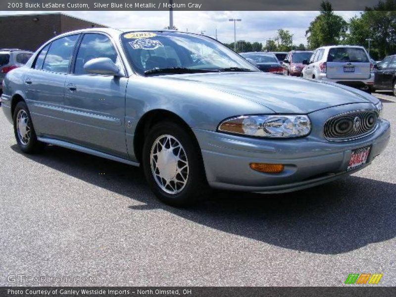 Silver Blue Ice Metallic / Medium Gray 2003 Buick LeSabre Custom