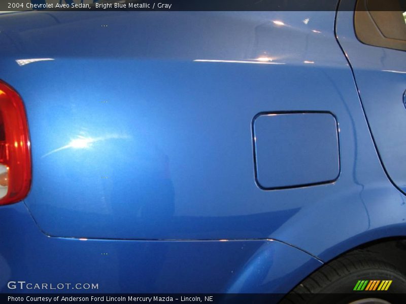Bright Blue Metallic / Gray 2004 Chevrolet Aveo Sedan