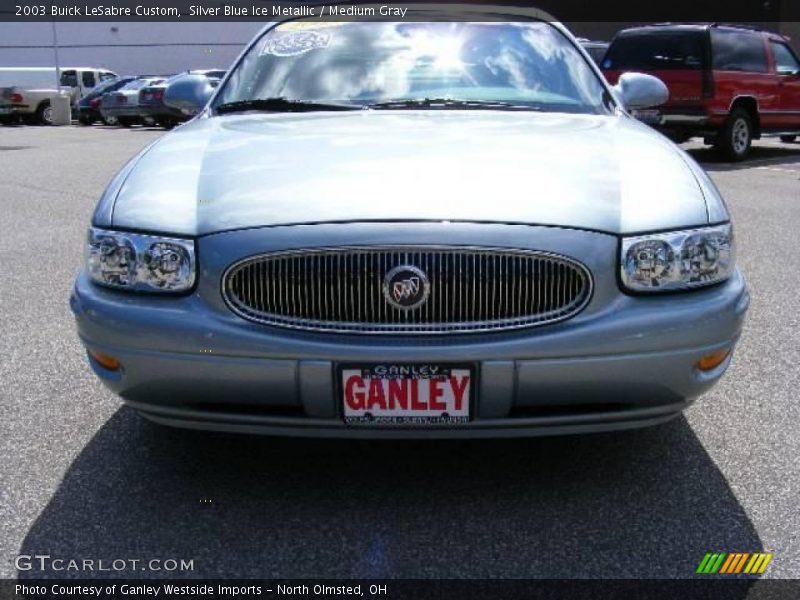 Silver Blue Ice Metallic / Medium Gray 2003 Buick LeSabre Custom
