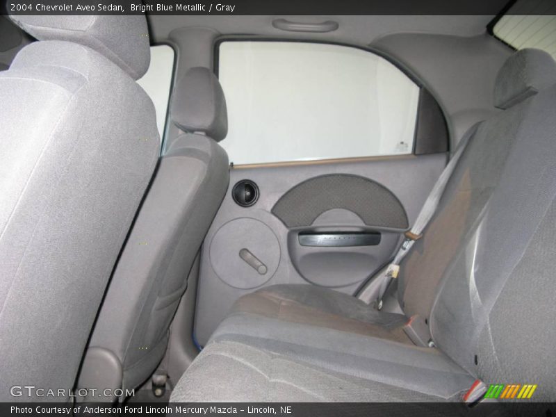 Bright Blue Metallic / Gray 2004 Chevrolet Aveo Sedan